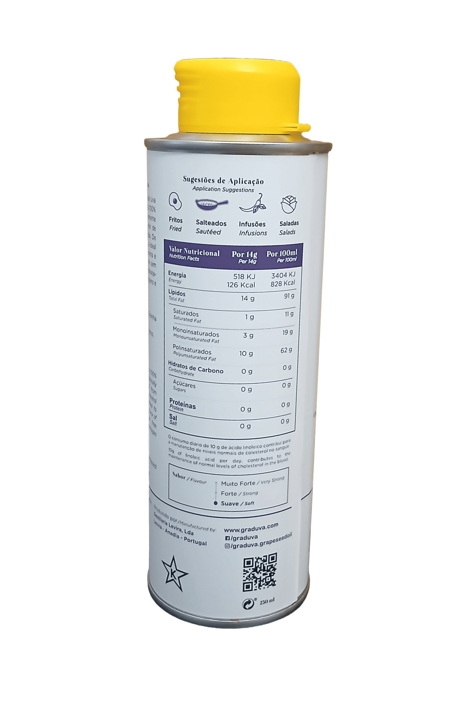 Óleo de Grainha de Uva  Graduva 250ml 3