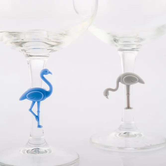 Marcadores de copo 3D Flamingos 2