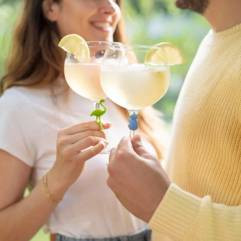 Marcadores de copo 3D Flamingos 3